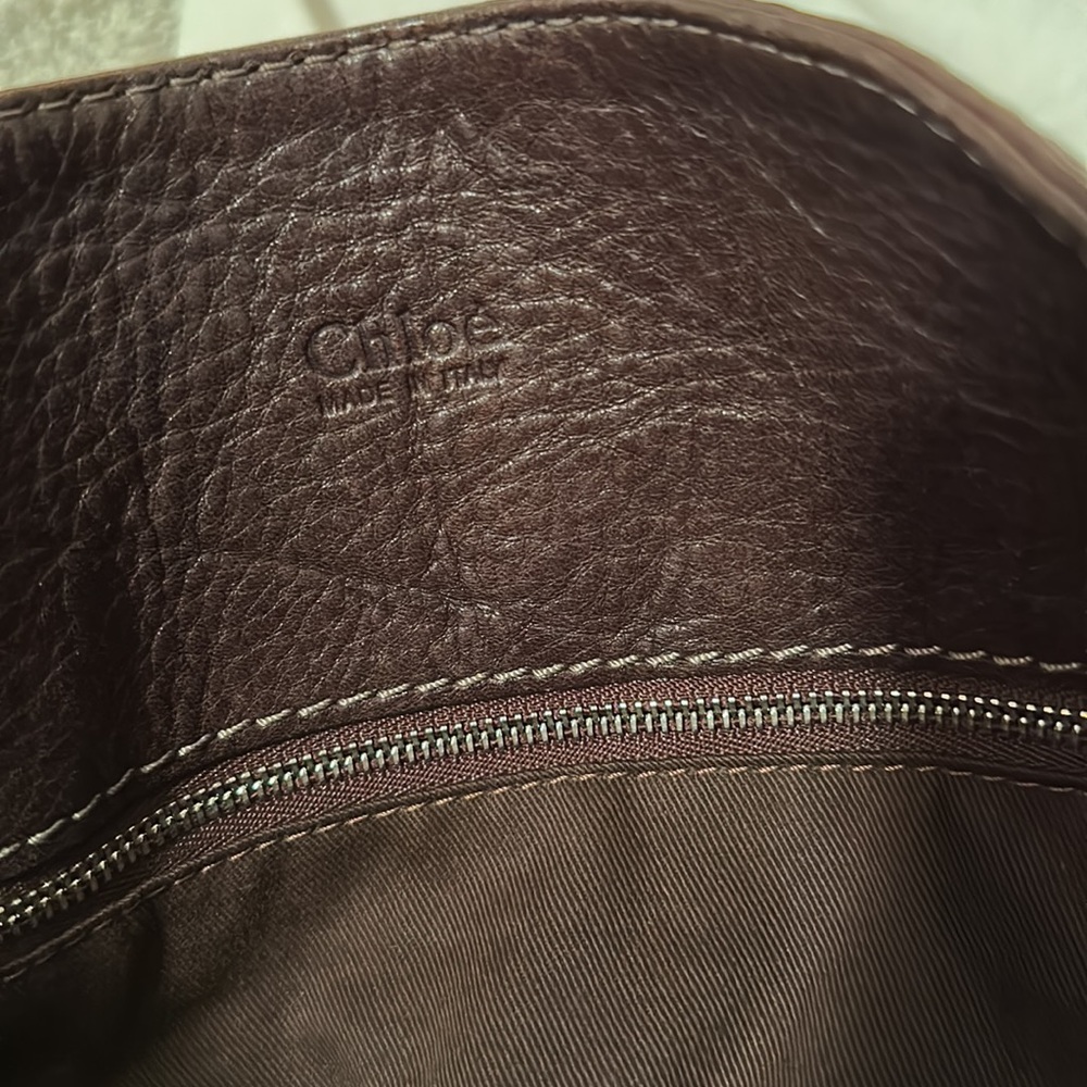 Chloe large paddington hobo bag in dark brown leather. Gorgeous - Picture 3 of 7